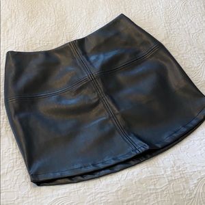 Lulu’s Faux Leather Skirt